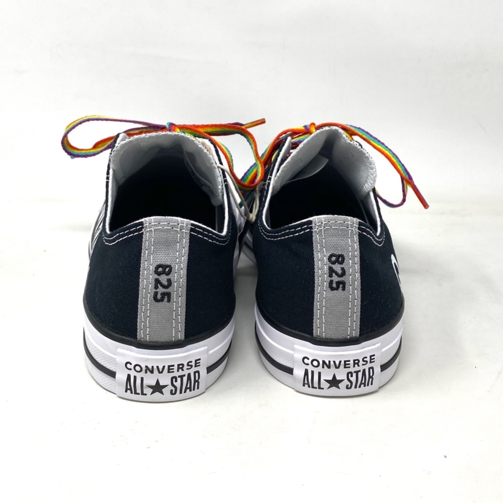Converse Ctas Low Top Canvas Black Wedding Women's Sneakers Custom 171213C-BLWT - Picture 4 of 12